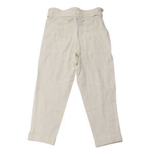 IRO High Waisted Pants in White Cotton